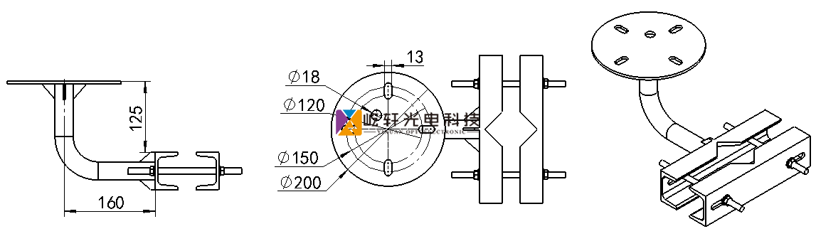 ZJ011角鋼式安裝支架